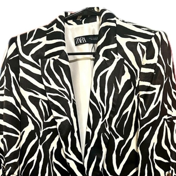 ZARA zebra oversized blazer - Picture 3 of 10